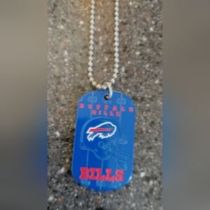 Buffalo Bills Dog Tag With Chain
